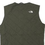THE NORTH FACE Girls Green XL Quilted Jacket Polyester Blend Button Closure