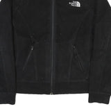THE NORTH FACE Womens Black Fleece Jacket M Polyester Blend Zip Outdoor Casual