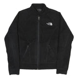 THE NORTH FACE Womens Black Fleece Jacket M Polyester Blend Zip Outdoor Casual