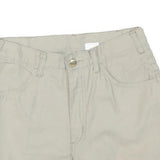 TOP Womens Shorts Beige Casual Plain S W26 Cotton Blend Summer Wear