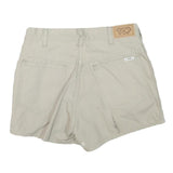 TOP Womens Shorts Beige Casual Plain S W26 Cotton Blend Summer Wear
