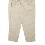 WOOLRICH Womens Cotton Blend Beige Relaxed Trousers W31 L30 Casual Comfortable