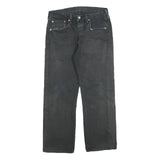 LEVI'S 501 Mens Black Regular Straight Denim Medium W30 L27 Classic Fit Jeans