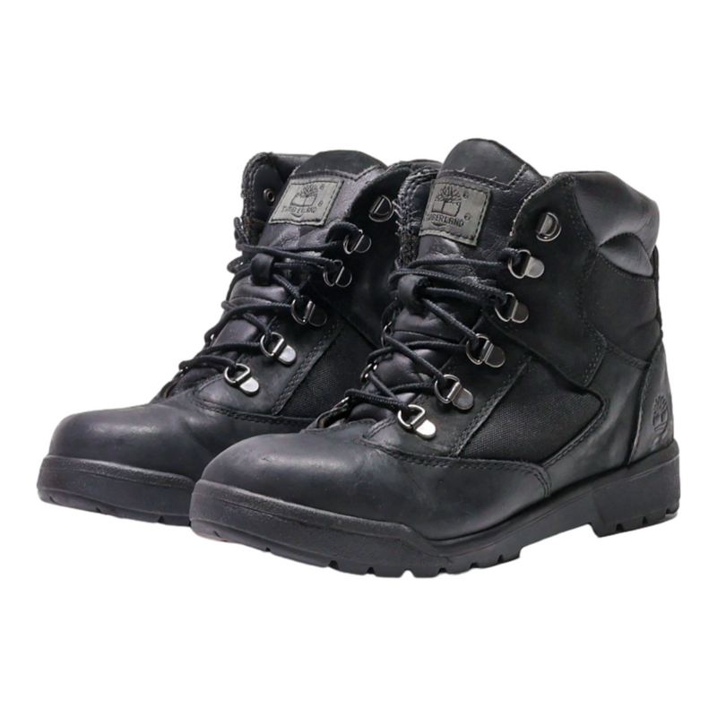 TIMBERLAND Timberland 6 Inch Field Lace-Up Boots Black Leather Womens UK 5.5