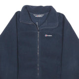 BERGHAUS Womens Navy Blue Jacket M Polyester Fleece Outdoor Zip Up