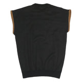 GOTSBURG Mens Black Brown Beige Patterned Cotton Blend Crew Neck Jumper M