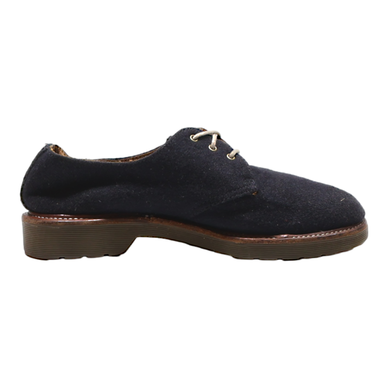 DR MARTENS Lester Moccasin Shoes Black Synthetic Mens UK 7