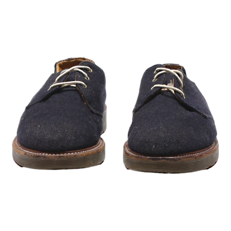 DR MARTENS Lester Moccasin Shoes Black Synthetic Mens UK 7