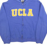 COLOSSEUM Womens Blue And Yellow UCLA Full Zip Hoodie L Cotton Blend Casual