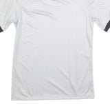 AIR JORDAN Mens White & Black PSG Graphic T-Shirt S Short Sleeve Crew Neck