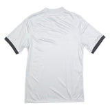 AIR JORDAN Mens White & Black PSG Graphic T-Shirt S Short Sleeve Crew Neck