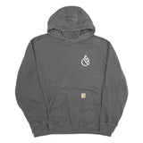 CARHARTT Mens Grey Pullover Hoodie XL Cotton Blend Casual Workwear