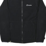BERGHAUS Womens Black Jacket M Polyester Blend Zip Fleece Outdoor Casual