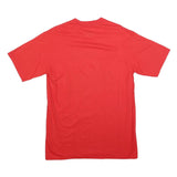 MAJESTIC Mens Red Texas Rangers World Series Graphic T-Shirt M Short Sleeve Crew