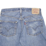 LEVI'S Mens Denim Blue Casual Shorts M W32 Distressed Cut-Off