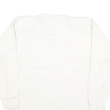 BELLDINI Womens White Patterned Wool Blend Jumper Crew Neck Basic Knit M Stylish