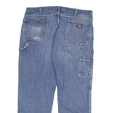DICKIES Mens Regular Fit Blue Denim Jeans W40 L32 Workwear Casual Cotton Blend