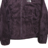 THE NORTH FACE Womens Purple Jacket S Polyester Blend Fleece Zip Up Casual