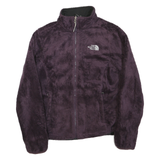 THE NORTH FACE Womens Purple Jacket S Polyester Blend Fleece Zip Up Casual