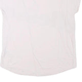 ELLESSE Womens White Grey Logo Graphic T-Shirt UK 12 Short Sleeve Crew Neck