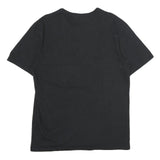 CHAMPION Mens Black & Red Graphic T-Shirt M Short Sleeve Crew Neck Casual