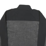 NFL Mens Black & Grey Pullover Patterned 1/4 Zip Jumper XL NFL Logo