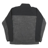 NFL Mens Black & Grey Pullover Patterned 1/4 Zip Jumper XL NFL Logo