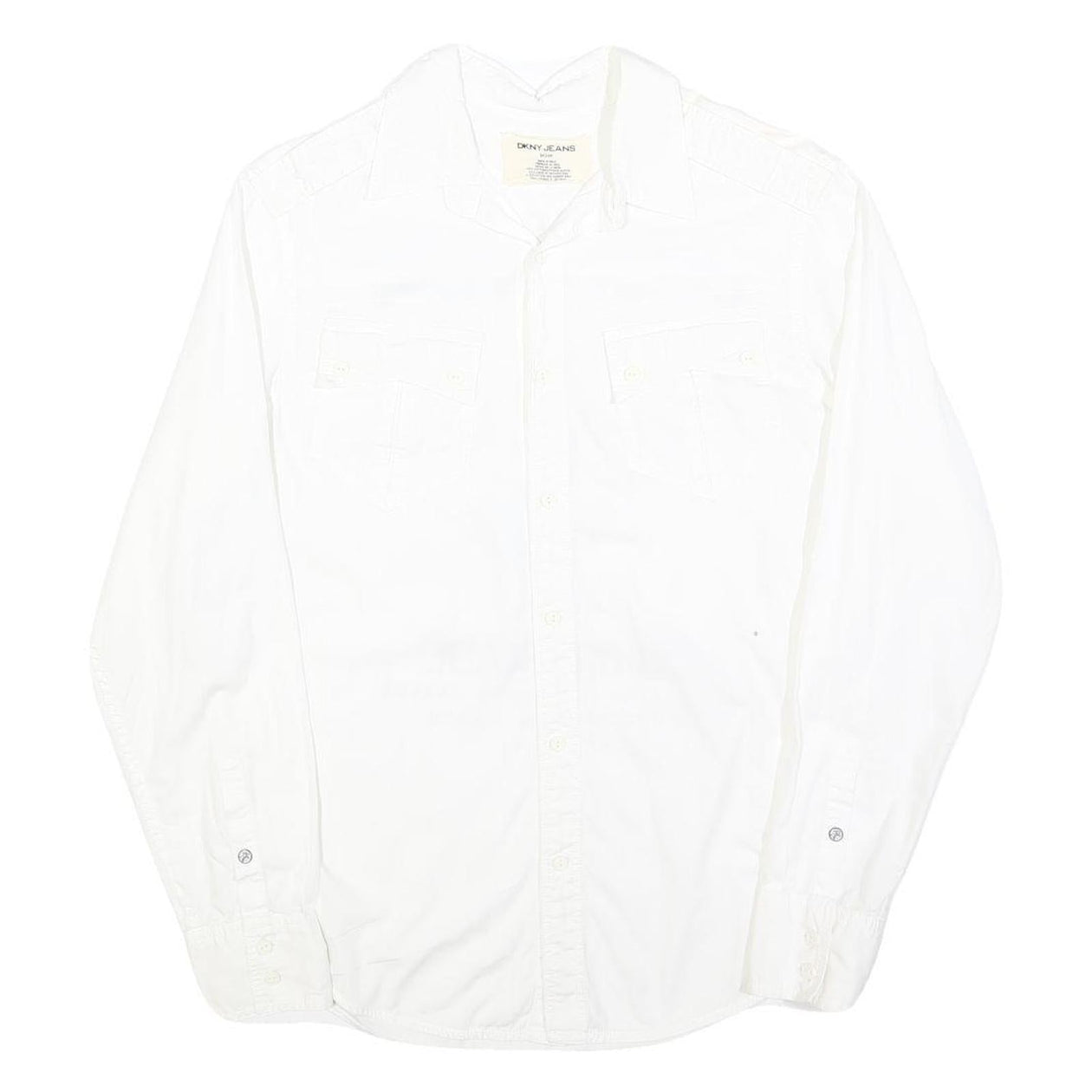 dkny white dress shirt DKNY Men's Dot Stripe Stretch Dress Shirt - White