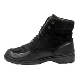 DOROTENNIS Lace-Up Boots Black Synthetic Womens UK 5