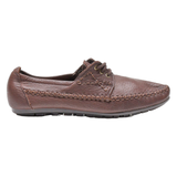 HUSH PUPPIES Derby Shoes Brown Leather Womens UK 5.5