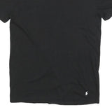 POLO RALPH LAUREN Mens Black Classic T-Shirt M Short Sleeve Crew Neck Cotton