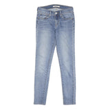 LEVI'S 710 Super Skinny Womens Jeans Blue Cotton Blend Slim Denim W24 L27
