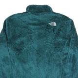 THE NORTH FACE Womens Teal Blue Fleece Jacket M Polyester Zip Soft Warm