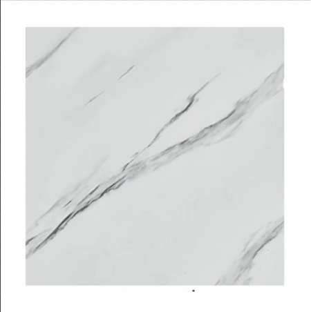Anyhouz 10pcs White Vinyl Wall Tiles – Tile Grey Stain Marble Design, Waterproof