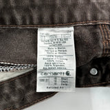 Carhartt Double Knee Carpenter Pants - 32W 29L Brown Cotton