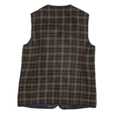 Womens Black Yellow & Red Plain Synthetic Button Jacket XL