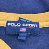 Polo Sport Long Sleeve T-Shirt - Large Navy Cotton