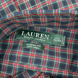 Ralph Lauren Checked Shirt - XL Blue Cotton