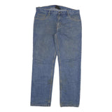 DICKIES Mens Regular Fit Blue Denim Jeans W36 L32 Classic Zip Closure