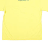 NIKE Mens Yellow Ice Cream Graphic T-Shirt XL Short Sleeve Crew Neck Cotton