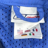Reebok Windbreaker - Large Blue Polyester