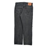 505 Levis Jeans - 32W 30L Grey Cotton