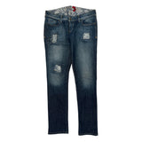 Guess Studded Jeans - 32W US 6 Blue Cotton