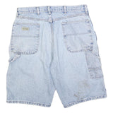 WRANGLER Mens Shorts Blue Denim Casual L W34 Workwear Cotton Blend