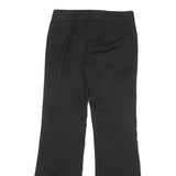 PENNYBLACK Mens Cotton Blend Black Regular Fit Flared Trousers W28 L29 Smart