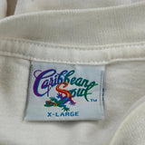 Mother Mother Ocean Caribbean Surf Single Stitch T-Shirt - XL Cream Cotton