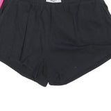 EVERLAST Womens Black & Pink Casual Shorts M W28 Athletic Cotton Blend