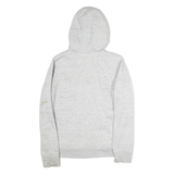 CARHARTT Mens Grey Hoodie Jacket S Cotton Plain Casual Zip Pockets