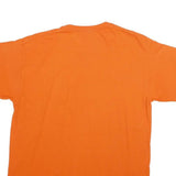 GILDAN Mens Orange Softball La Porte Graphic T-Shirt M Short Sleeve Crew Neck