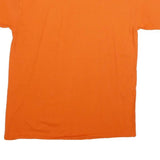 GILDAN Mens Orange Softball La Porte Graphic T-Shirt M Short Sleeve Crew Neck
